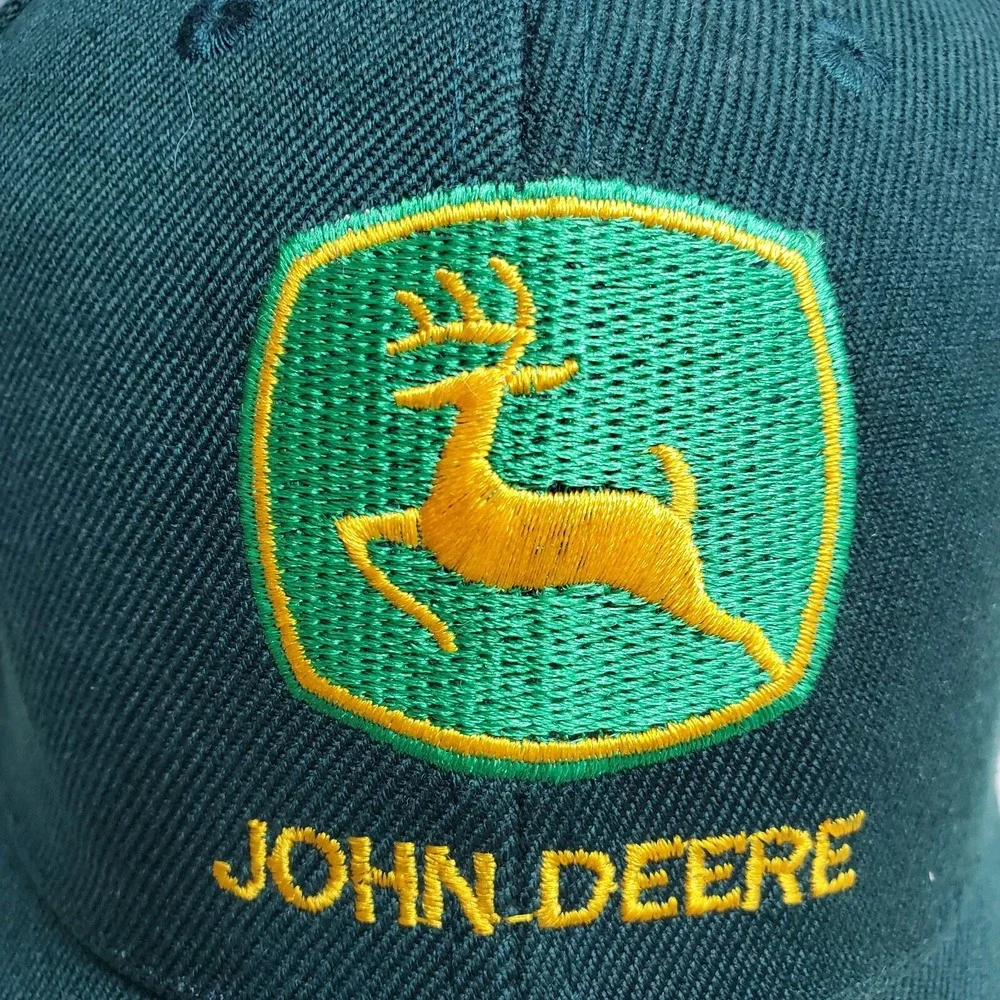 John deere hat cap Green Logo‎ Patch Embroidered 100% Cotton